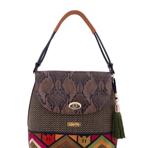 Rombi Camel Tote